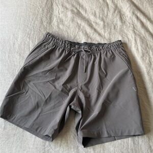 Vuori Gray Athletic Shorts new